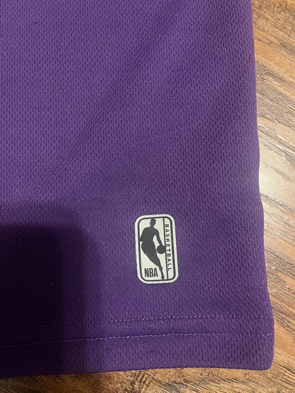 NBA Purple Short-Sleeve Tee with Yellow and White Accents, teenager boys medium - Picture 2 of 5